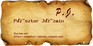 Pásztor Jázmin névjegykártya